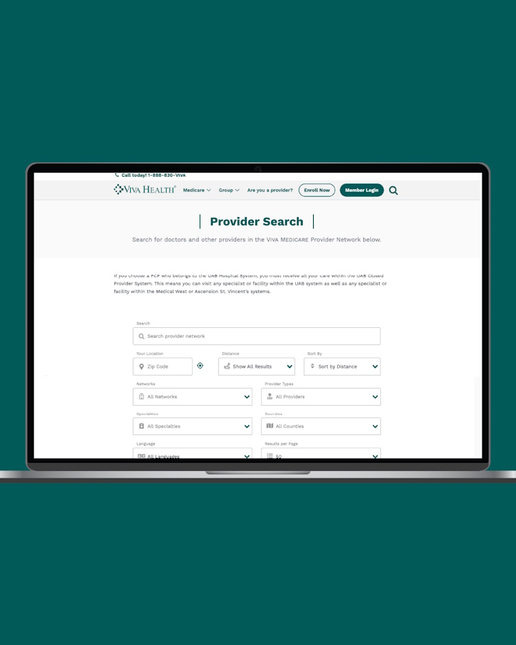 VIVA Provider Search