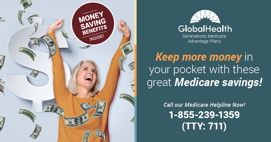 GlobalHealth raining money mailer